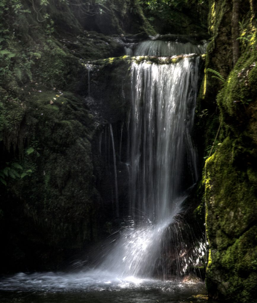 Waterfall of Gerolsau in Germany - from http://waldgold.de