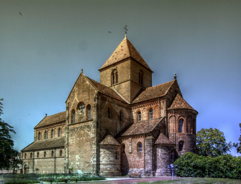 Munster of Rhein-Muenster-Schwarzach in Germany