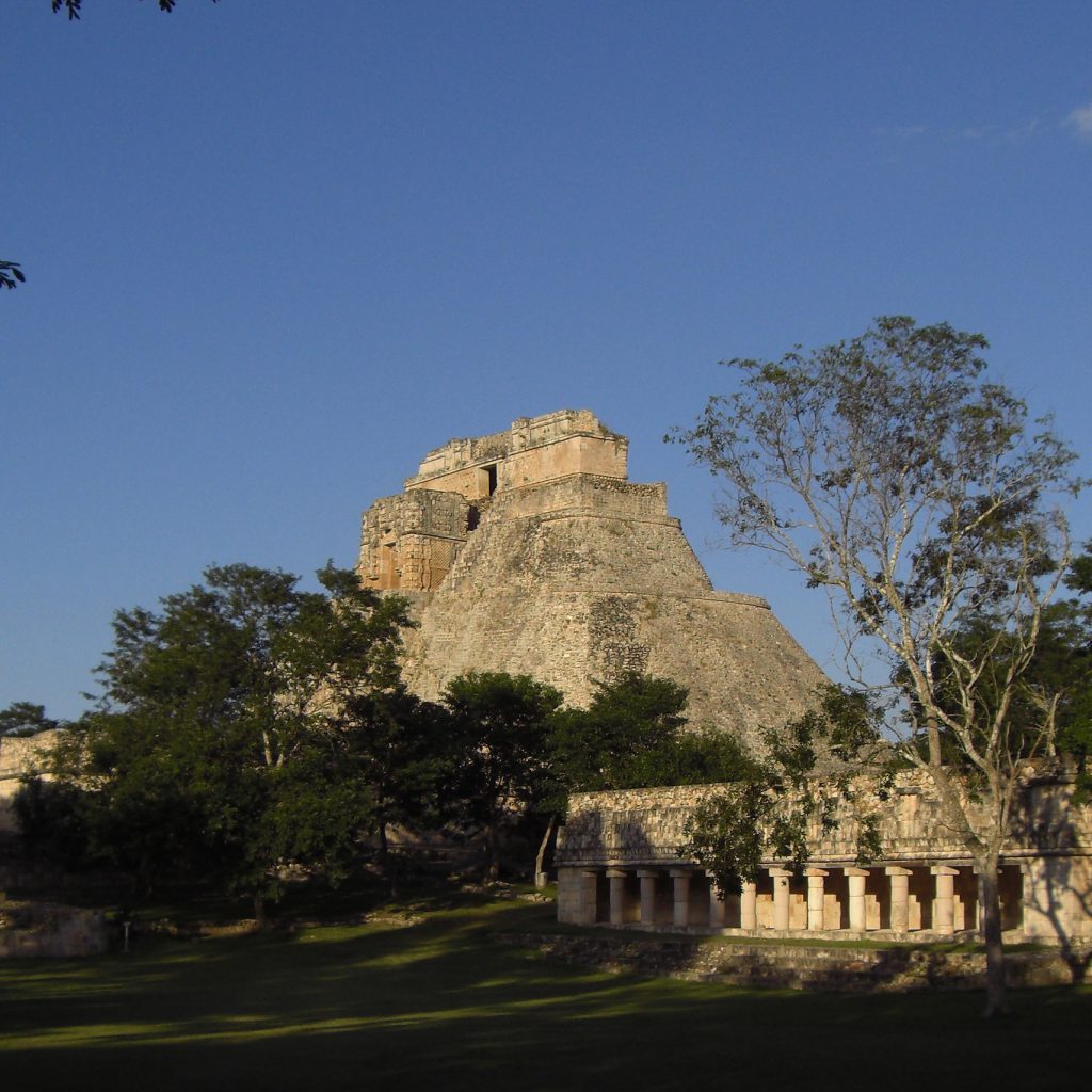 The pyramid of the magician in Uxmal